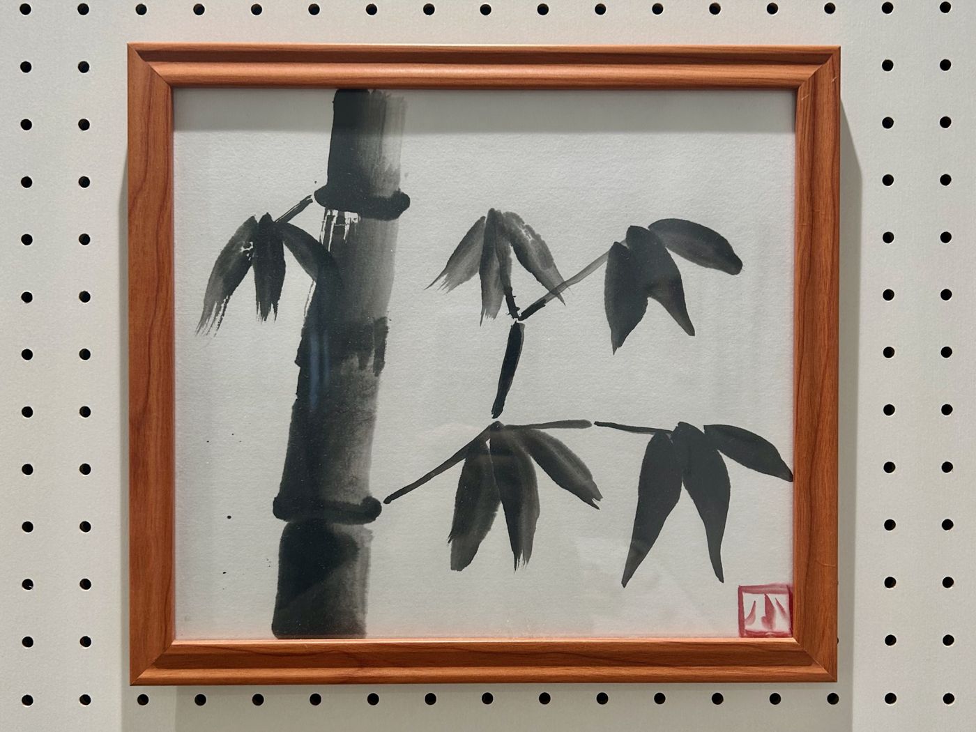 水墨画の竹