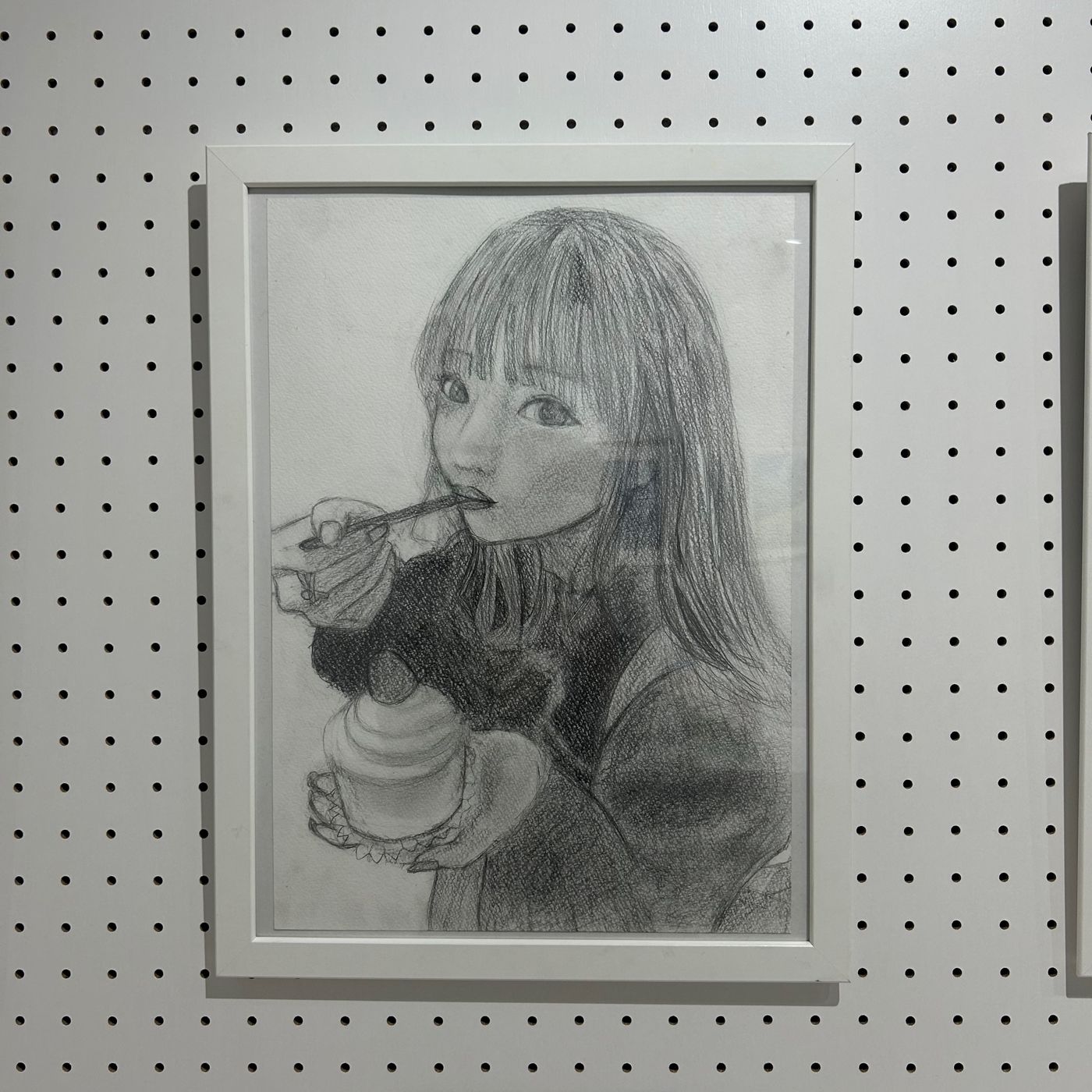 鉛筆の人物画