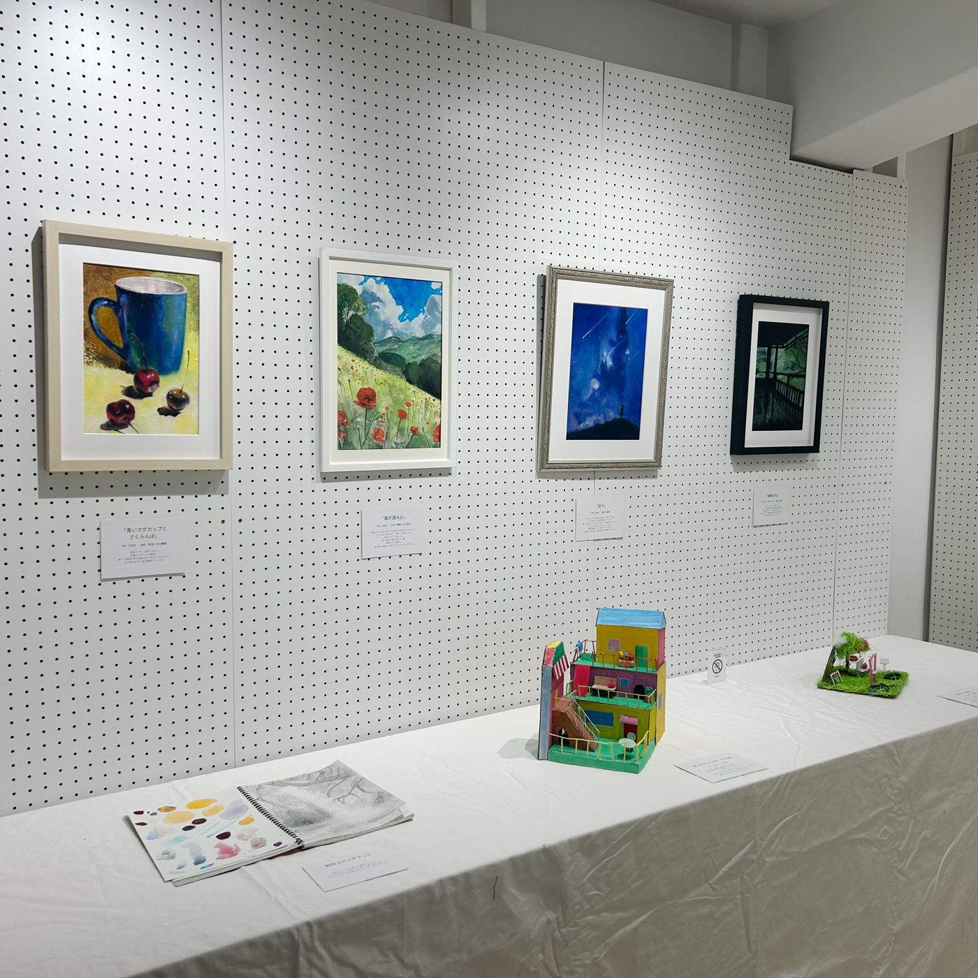 個展の展示風景