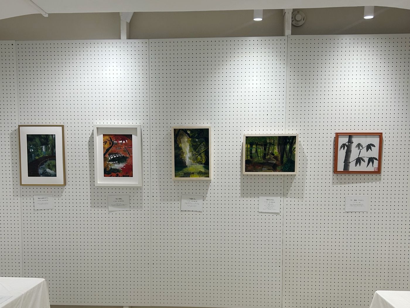 個展の展示風景